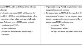 informacje dla Ukrainy