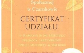 certyfikat