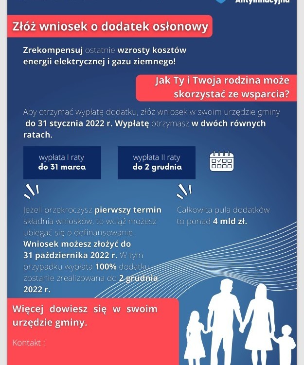 Zdjęcie do Dodatek osłonowy