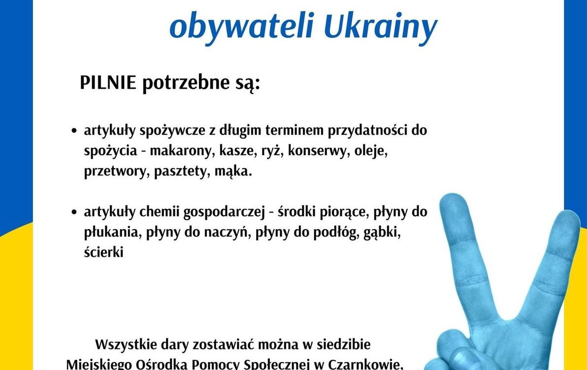 Zdjęcie do Zbi&oacute;rka żywności dla obywateli Ukrainy