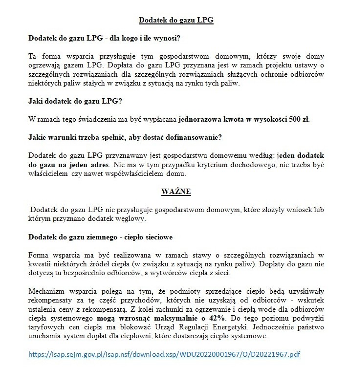 Zdjęcie do Dodatek LPG