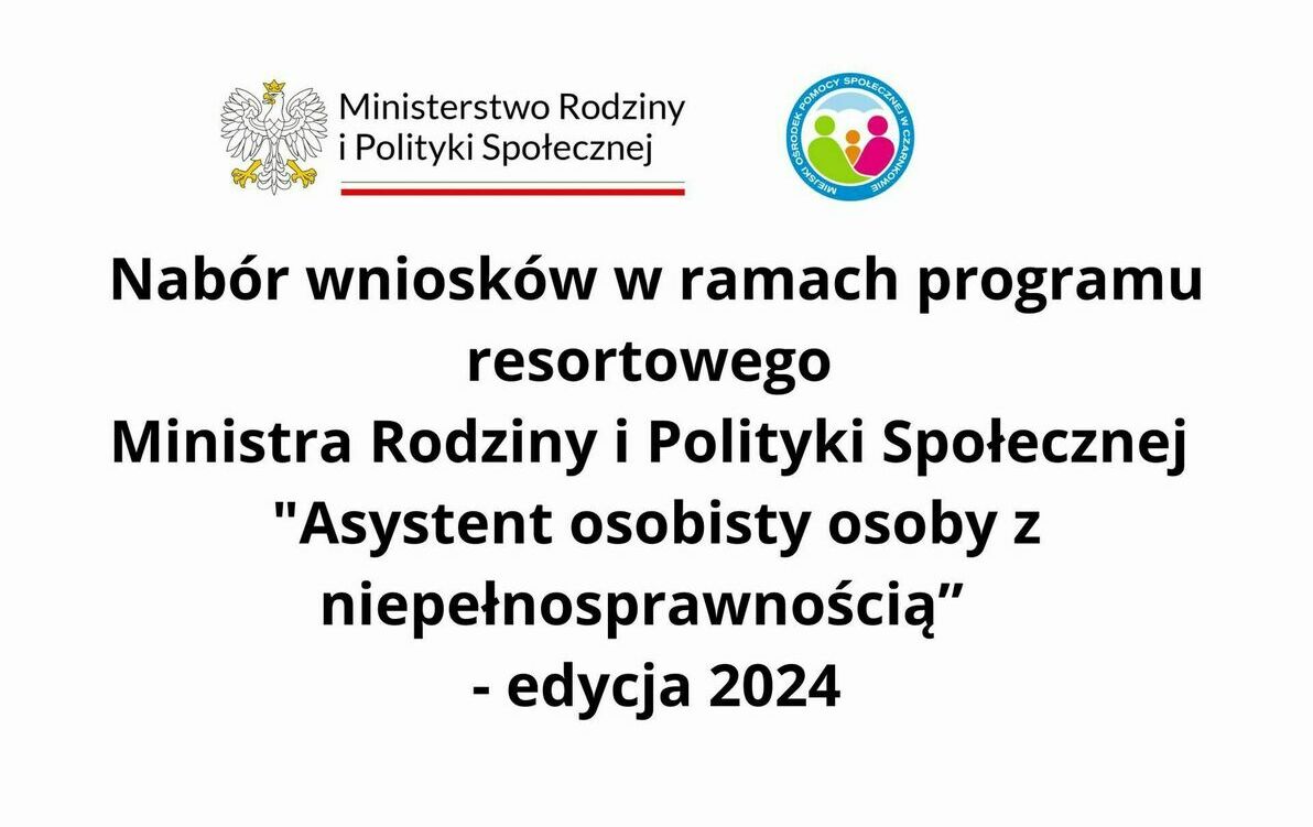 Zdjęcie do Asystent osobisty osoby z niepełnosprawnością- edycja 2024