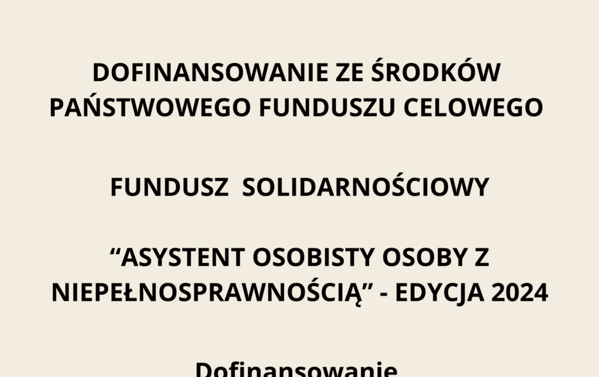 Zdjęcie do Asystent osobisty osoby z niepełnosprawnością- edycja 2024