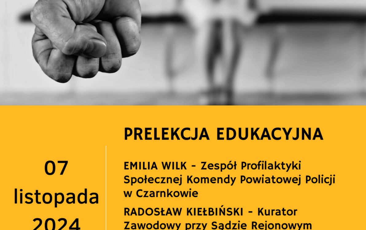 Zdjęcie do Prelekcja edukacyjna w ramach kampanii 19 dni