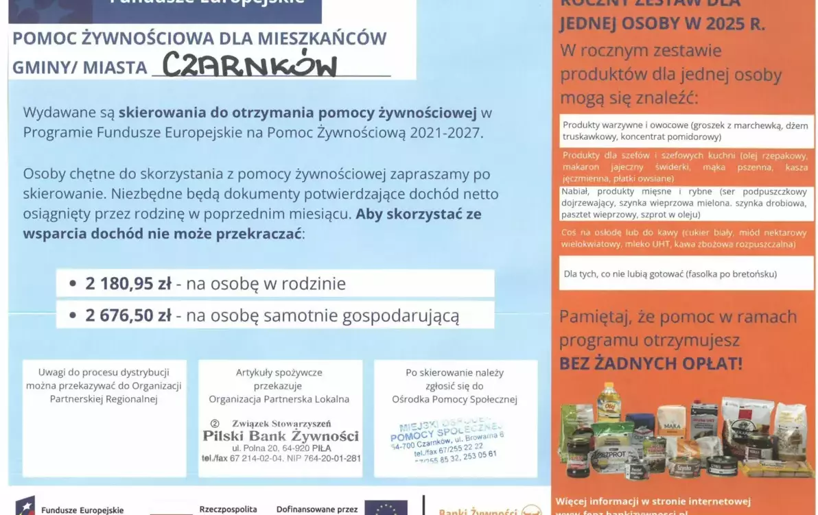 Zdjęcie do Program Fundusze Europejskie na Pomoc Żywnosciową 2021-2027