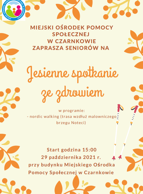 Zdjęcie do Nordic walking 29.10.2021r.