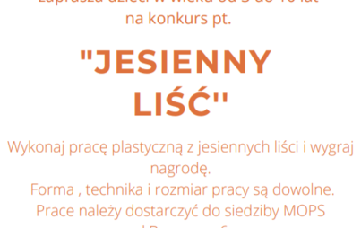 Zdjęcie do Konkurs " Jesienny liść"