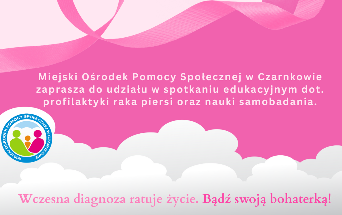 Zdjęcie do PAŹDZIERNIK MIESIĄCEM WALKI Z RAKIEM PIERSI
